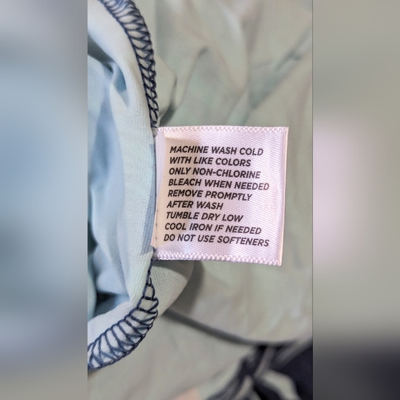 Lady Hagen Tropical Print Blue Palm Tree Sleeveless Polo size XXL Women's NWT - Picture 8 of 11